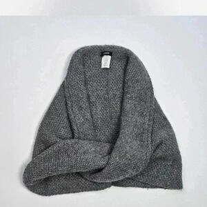 J. Crew heather grey shrug, wool blend, XS